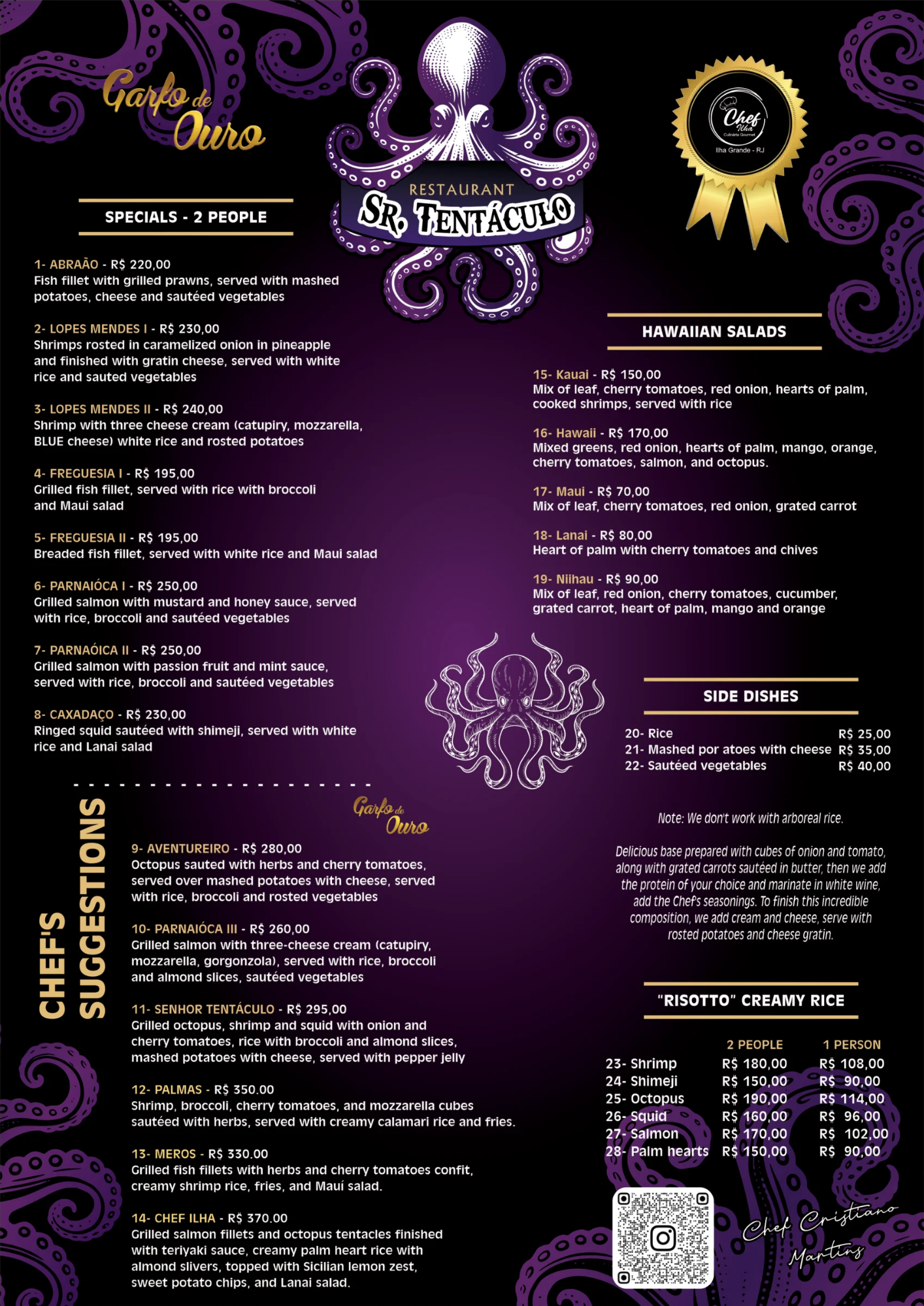 Cardápio 3